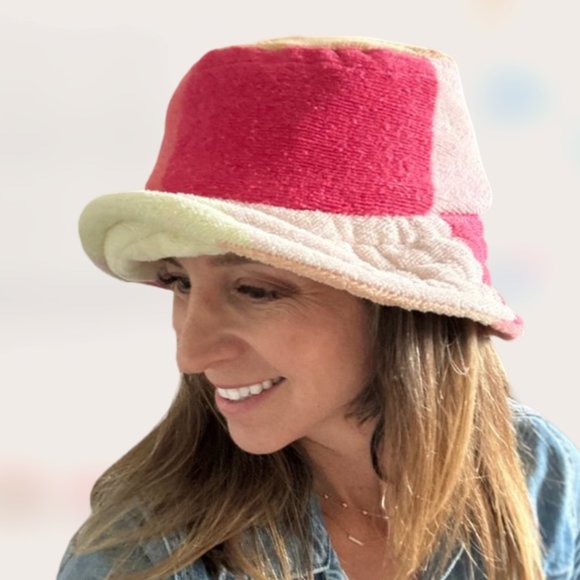 Handmade Reversible Bucket Hat - Terry Cloth - Picture 3 of 6